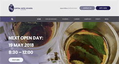 Desktop Screenshot of capitalhotelschool.co.za